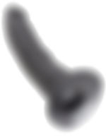 Фаллоимитатор King Cock 7" Cock - Черный Pipedream 550223PD