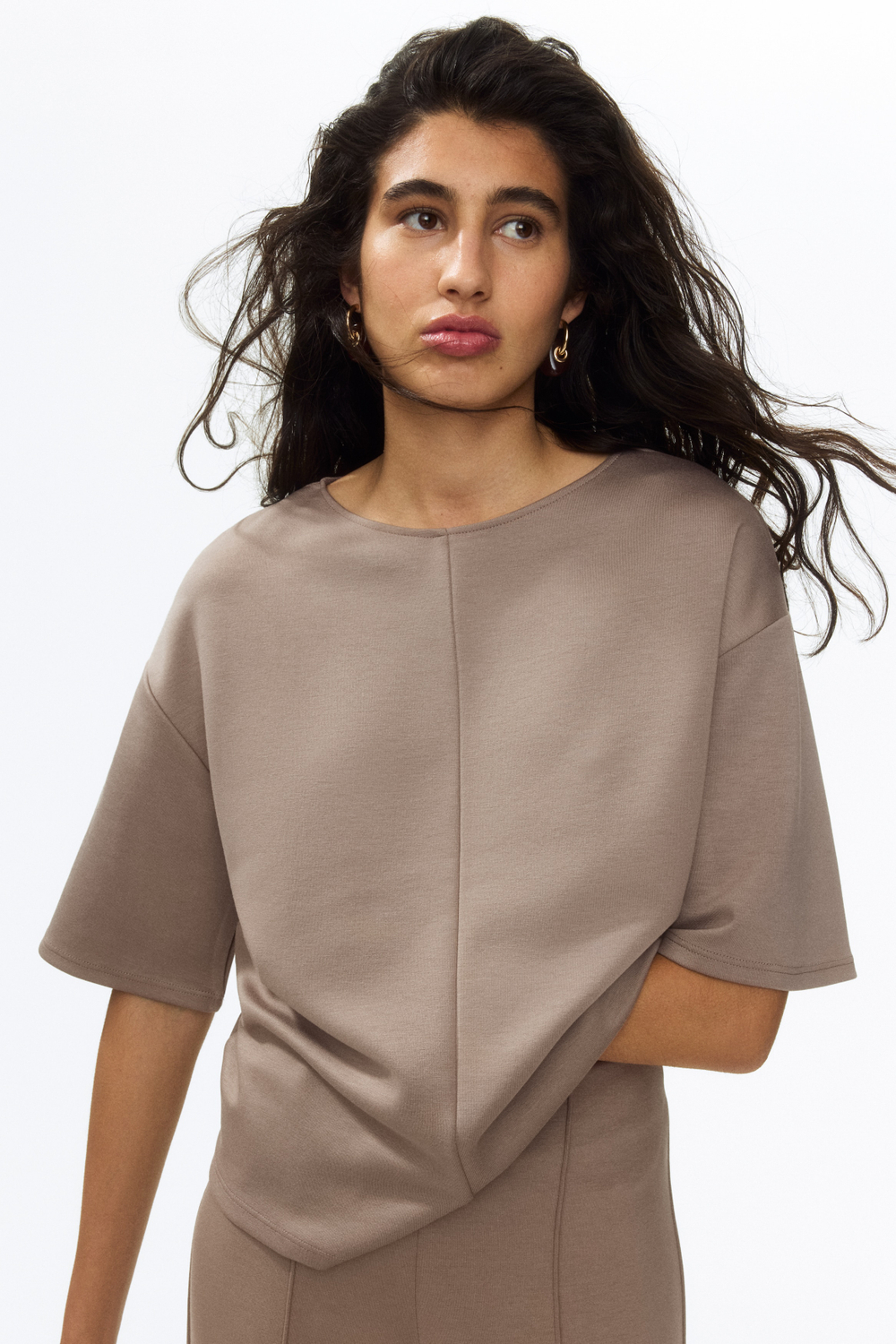 Свободный топ Boxy из джерси - H&M