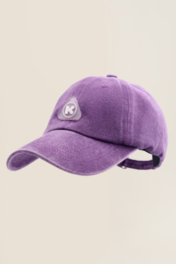 Кепка KUL'TURA "Logo K" Garment Dyed Фиолетовый