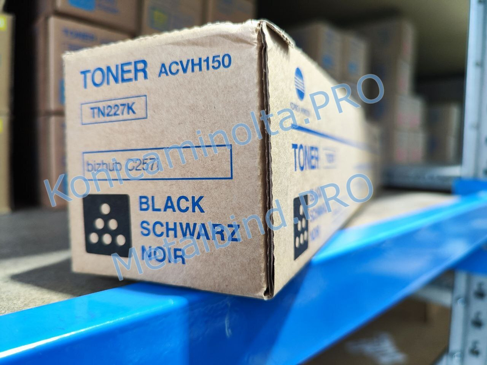 Тонер TN-227K Konica Minolta оригинальный черный ACVH150