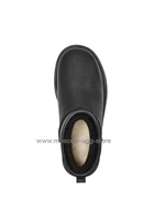 ULTRA MINI PLATFORM LEATHER-black