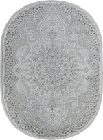 Kirmanshah 38650A WHITE \ WHITE Овал