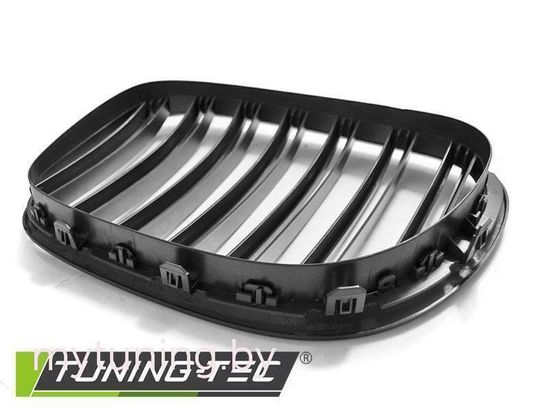 Решетки радиатора для BMW 7 F01 (09-15) Matt Black M Look