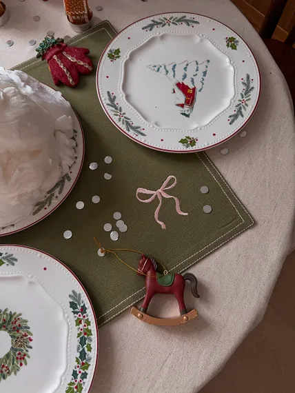 Набор ёлочных украшений classic christmas charm из коллекции new year essential, 4 шт.