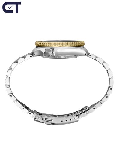 Seiko SSK021K1 5 Sports SKX мужские наручные часы — автоматический GMT в двухцветном оформлении