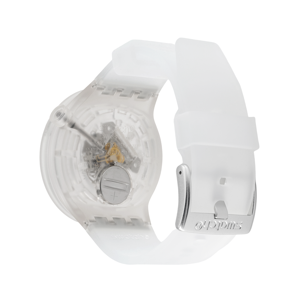 SWATCH Unisex White Watch SO27E100