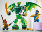 Конструктор Лего Ниндзяго Битва роботов-драконов Ллойда 71862 | LEGO NINJAGO Lloyd's Dragon Mech Battle 81 деталь | 6+