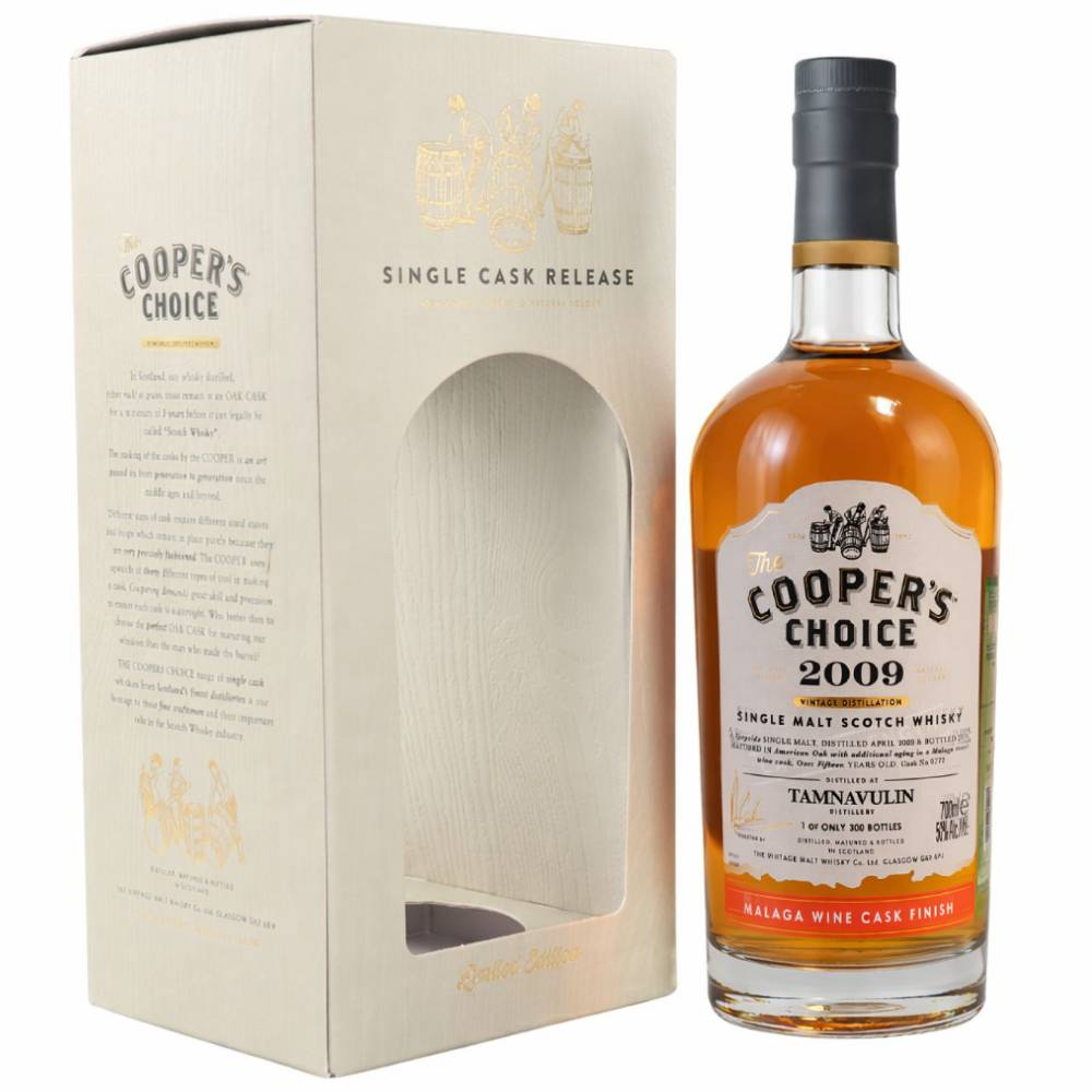 Виски The Cooper’s Choice Tamnavulin Single Malt Scotch 15 YO 2009, gift box, 0.7 л
