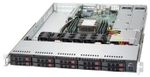 Сервер Supermicro SuperServer 1019P-WTR без процессора/без ОЗУ/без накопителей/количество отсеков 2.5" hot swap: 10/2 x 500 Вт/LAN 10 Гбит/c