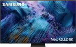 Телевизор Samsung 75" Neo QLED 8K Smart TV серия 9 QE75QN990FUXRU черный графит, Ростест, Официальная гарантия в России