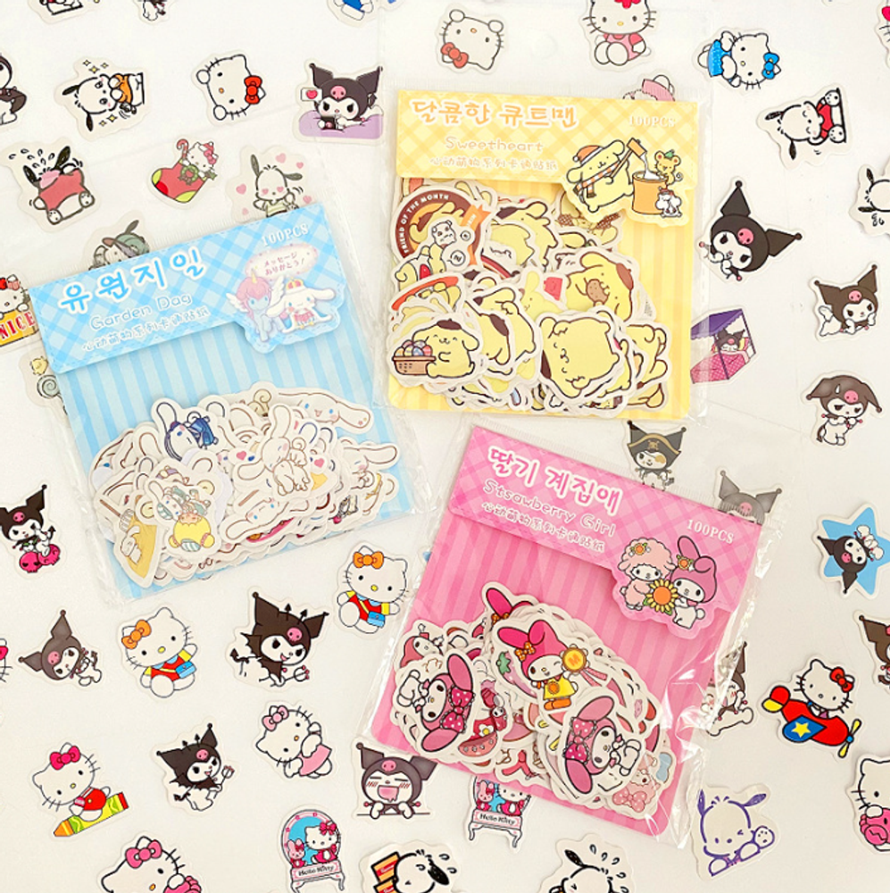 Наклейки "Mini Sanrio" Наклейки "Mini Sanrio"