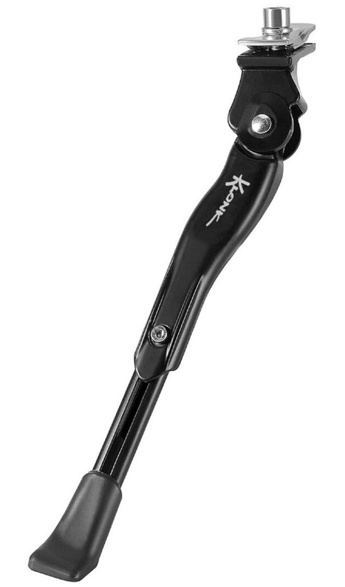 Подножка 24"-29" KLONK алюминиевая телескопическая боковая, центральное крепление, черная