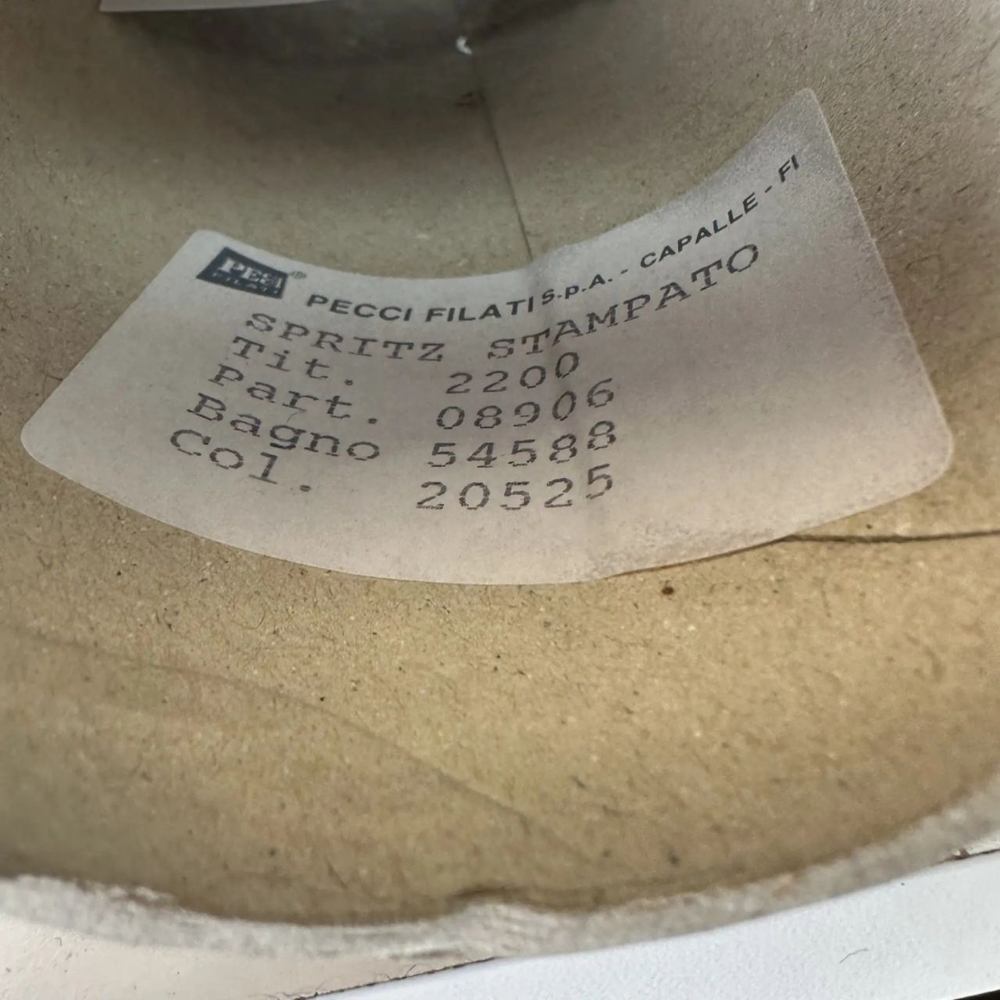 SPRITZ STAMPATO - Pecci Filati; 100% хлопок; 220м/100гр; col.20525, цвет: разноцветный приглушенный терракот с горчицей на белом фоне