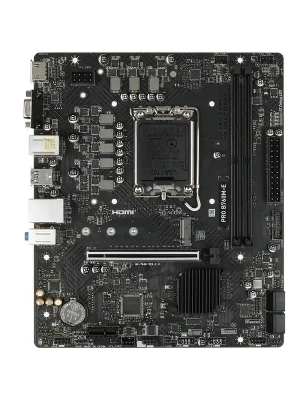 Материнская плата PRO B760M-E LGA 1700 Micro-ATX DDR5