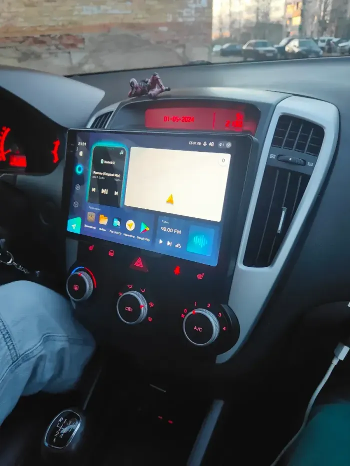 Магнитола для KIA Ceed 2010-2012 - Vaycar VA27-7216-2K на Android 13, Быстрая, 2K QLED, CarPlay,4G SIM-слот