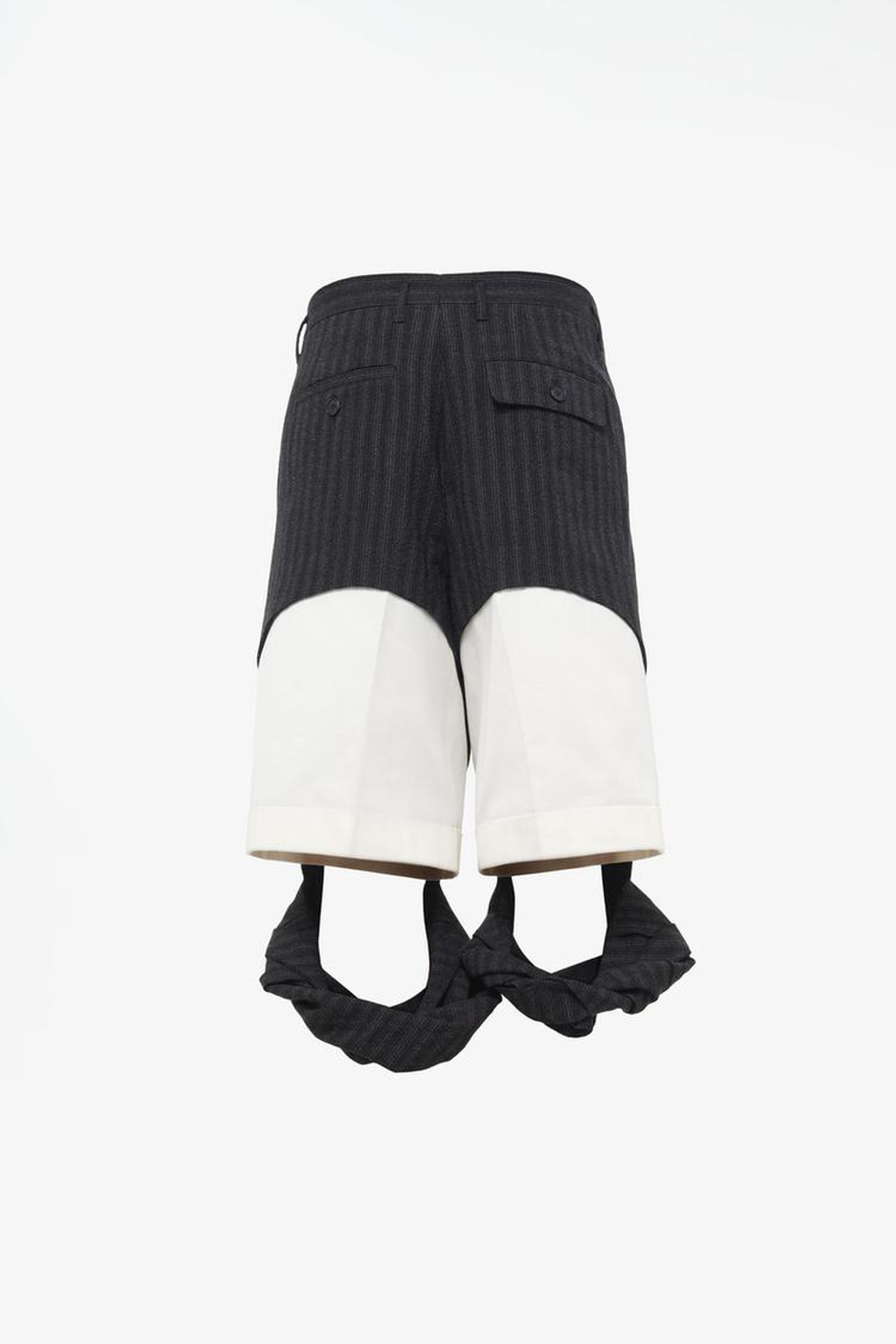 ZARA X JOHN GALLIANO БРЮКИ ИЗ КОМБИНИРОВАННОЙ ТКАНИ С РАЗРЕЗАМИ — LIMITED EDITION, ЧЕРНЫЙ
