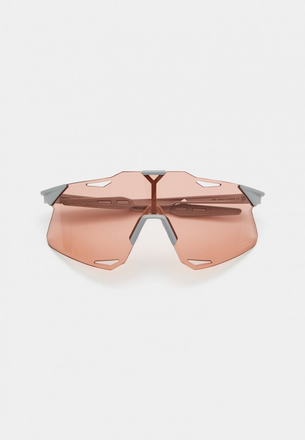 Спортивные очки 100% Hypercraft / Matte Stone Grey / HiPER Coral Lens OS