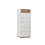 Комод высокий (белый) ENZA HOME POLKA EH56255