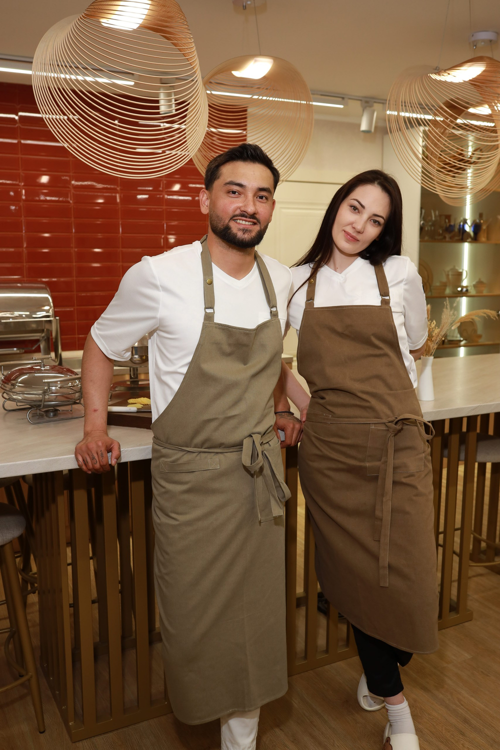 Фартук Big Chef olive