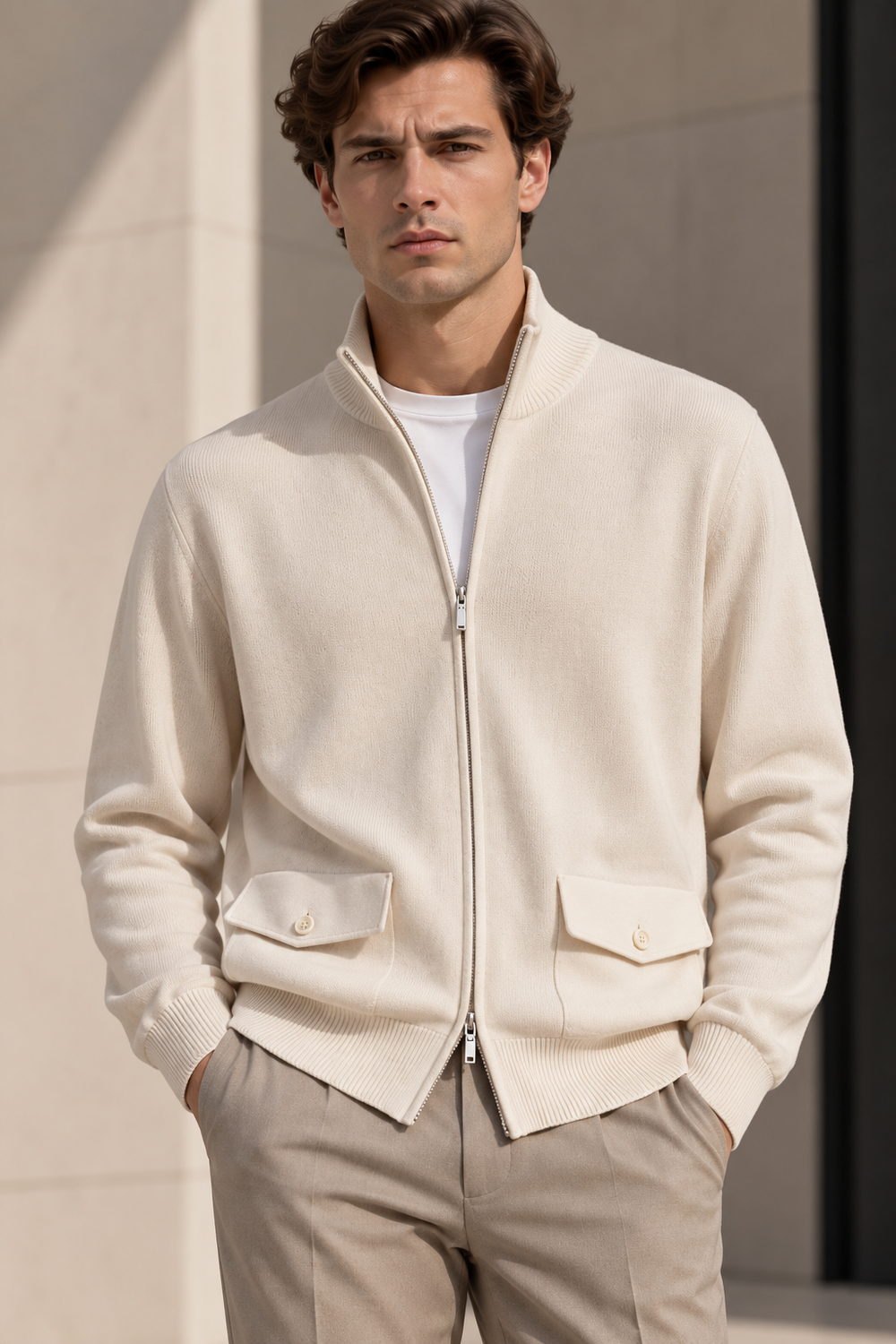 Хлопковый кардиган Loro Piana, 52 (L/XL)