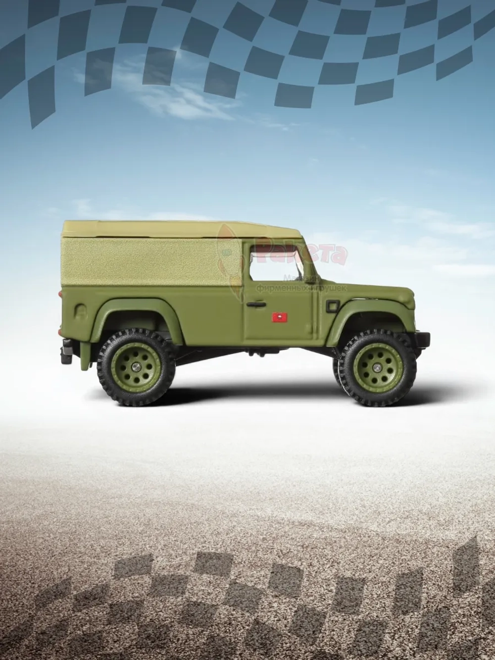 Машинка Хот Вилс Премиум Land Rover Defender 110 HNW46 HKD26