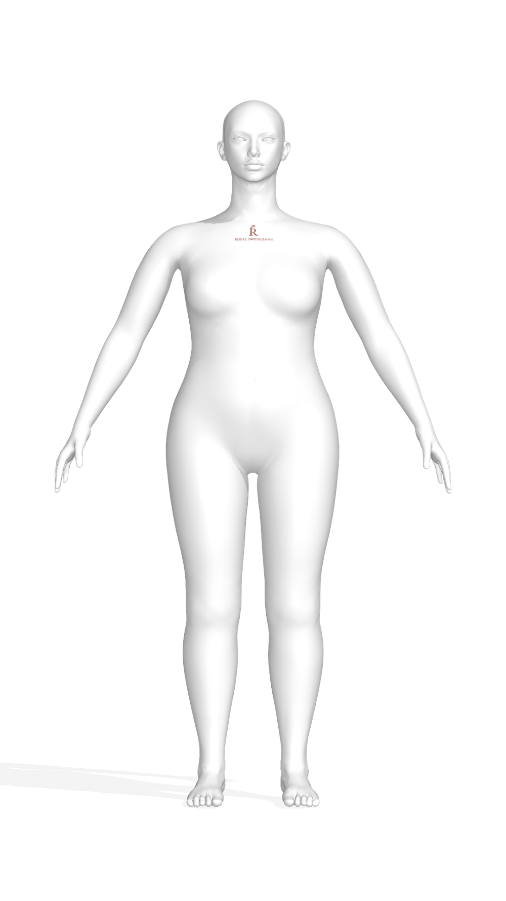 3D аватар манекена Моника