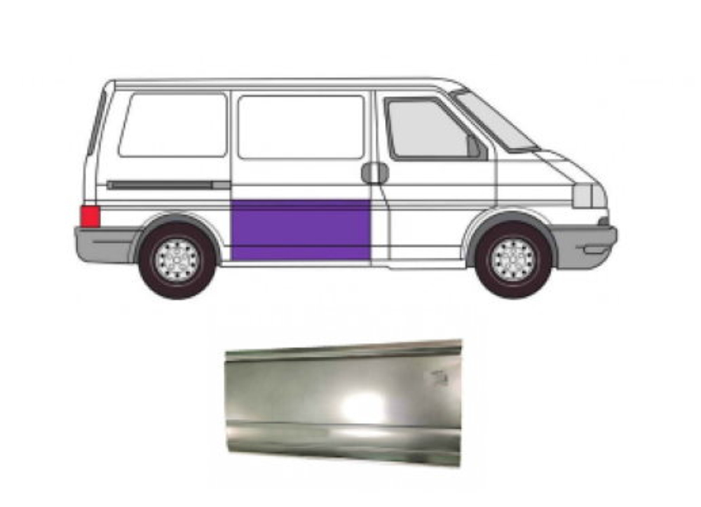 Панель сдвижной двери 60см Volkswagen Transporter T4 (Klokkerholm)