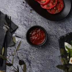 Соусник 110 мл d 7,7 см h4,1 см круглый фарфор Smooth Black Raw Stellar P.L. Proff Cuisine [12]