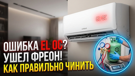 Ошибка EL 0C на кондиционере Lessar (Midea): технический разбор алгоритма защиты и ремонта утечки фреона