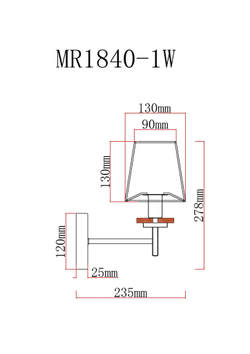 Бра MyFar Daniel MR1840-1W