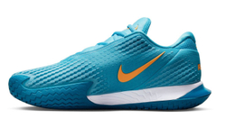 Мужские кроссовки теннисные Nike Zoom Vapor Cage 4 Rafa - Оранжевый, Бирюзовый, зеленый
