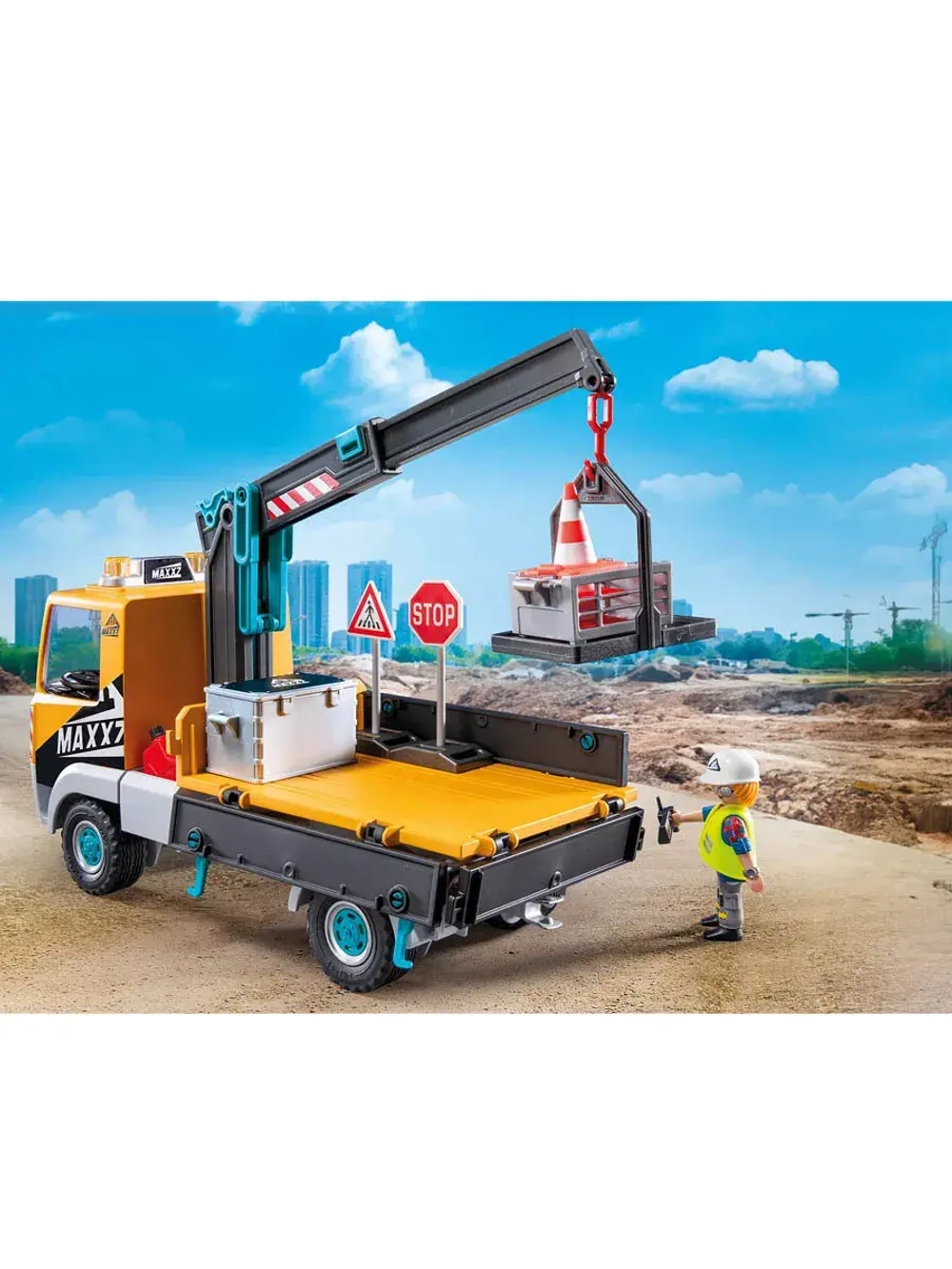 Набор Строительный грузовик с краном Playmobil 71750