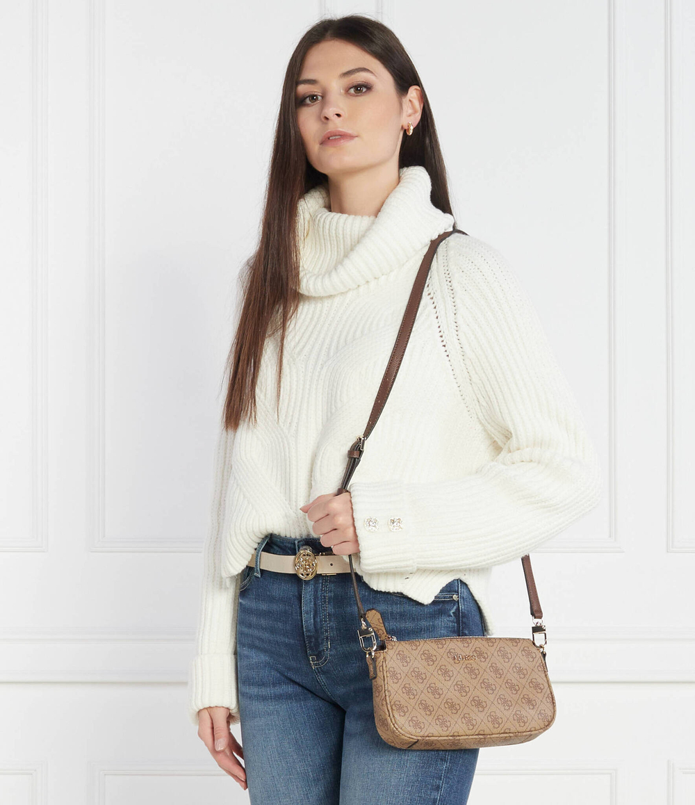 Сумка через плечо 2в1 Guess - коричневый(HWBG78 79710)