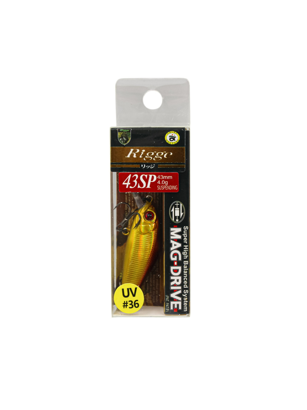 Воблер Минноу Rigge 43SP 43 мм 4 г цвет 36 Red Kinkuro