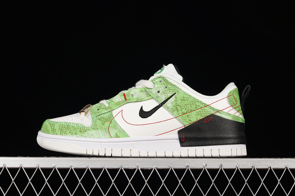Купить Nike Dunk Low Disrupt 2 Just Do It Snakeskin Green
