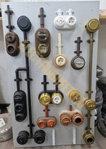 Рамка 1 местная под трубу "Натурель" Bironi BF1-610-10/T