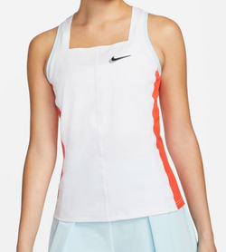 Женский топ теннисный Nike Court Dri-Fit Slam Tank - белый