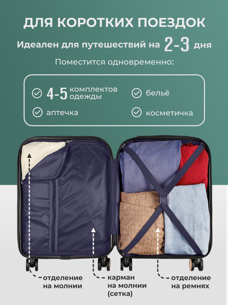 Набор S/M ручная кладь и средний Капучино