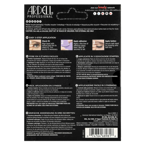 Ardell, Natural Lashes, 110, 6 пар