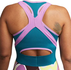 Теннисное платье Nike Court Dri-Fit Slam Dress - lemon chiffon/green abyss/white