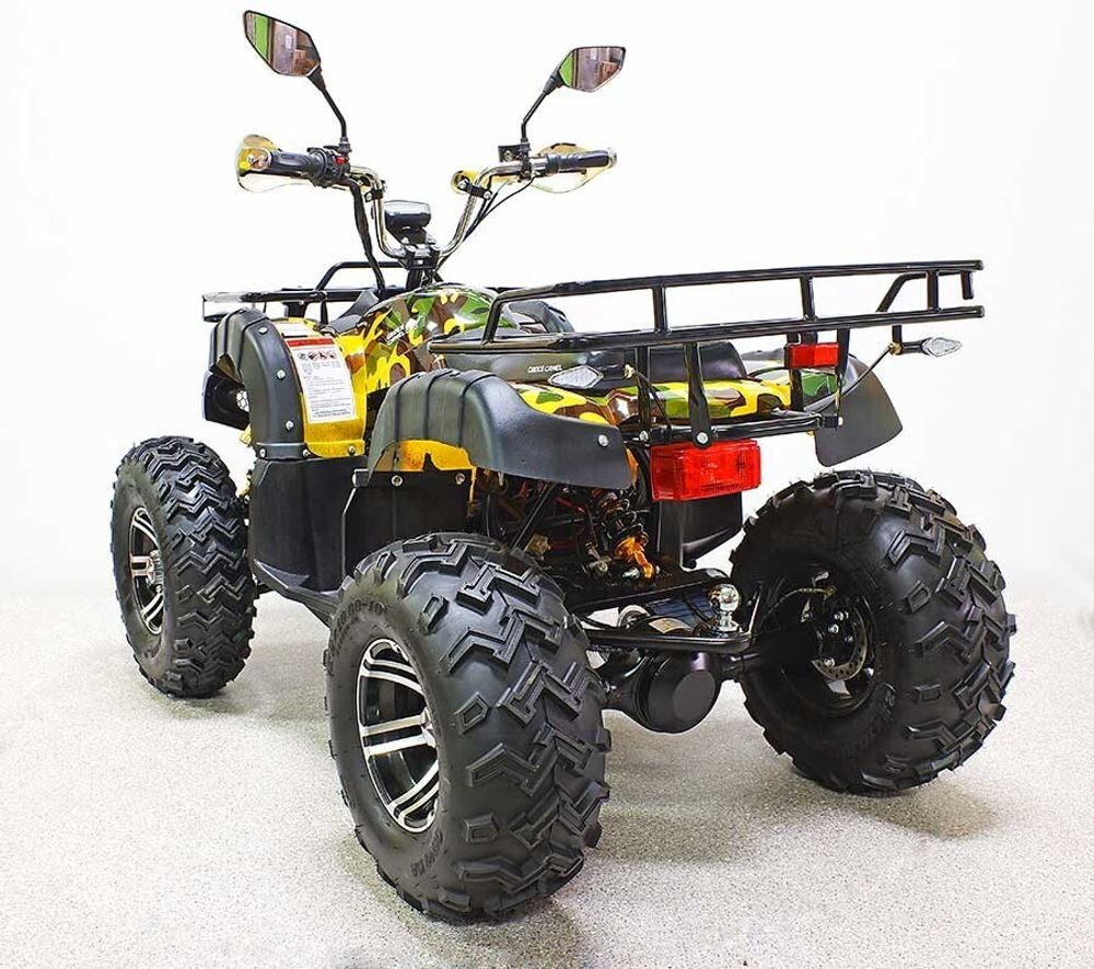 Квадроцикл подростковый GreenCamel Сахара AWD 4x4 (60V 2x2kW R10 alum Дифференциал) электро