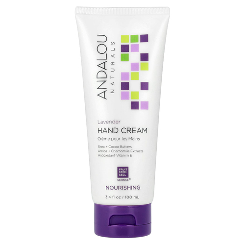 Andalou Naturals, крем для рук, лаванда, 100 мл (3,4 жидк. унции)