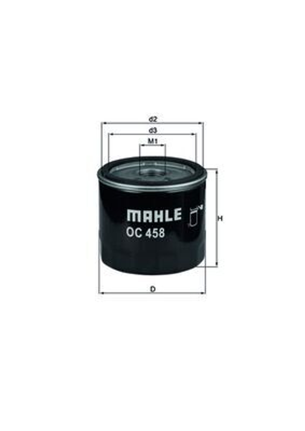MAHLE - OC458-MAH - Oil Filter