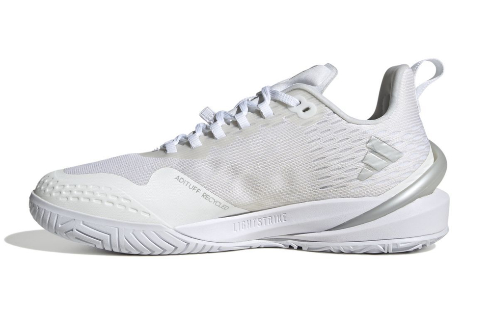 Женские Кроссовки теннисные Adidas Adizero Cybersonic W - cloud white/silver metallic/grey one