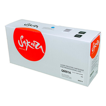 Картридж Sakura, аналог HP Q6001A (124A) для CLJ 1600/2600/2605, голубой, 2000 к.