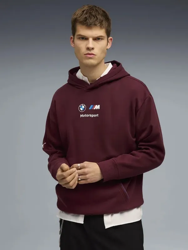 Толстовка мужская Puma BMW MMS ESS+ HOODIE FLEECE