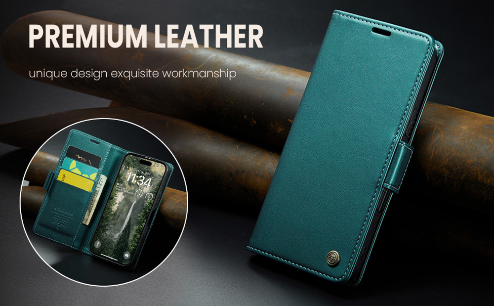 Чехол-книжка CaseMe Smooth iPhone 16