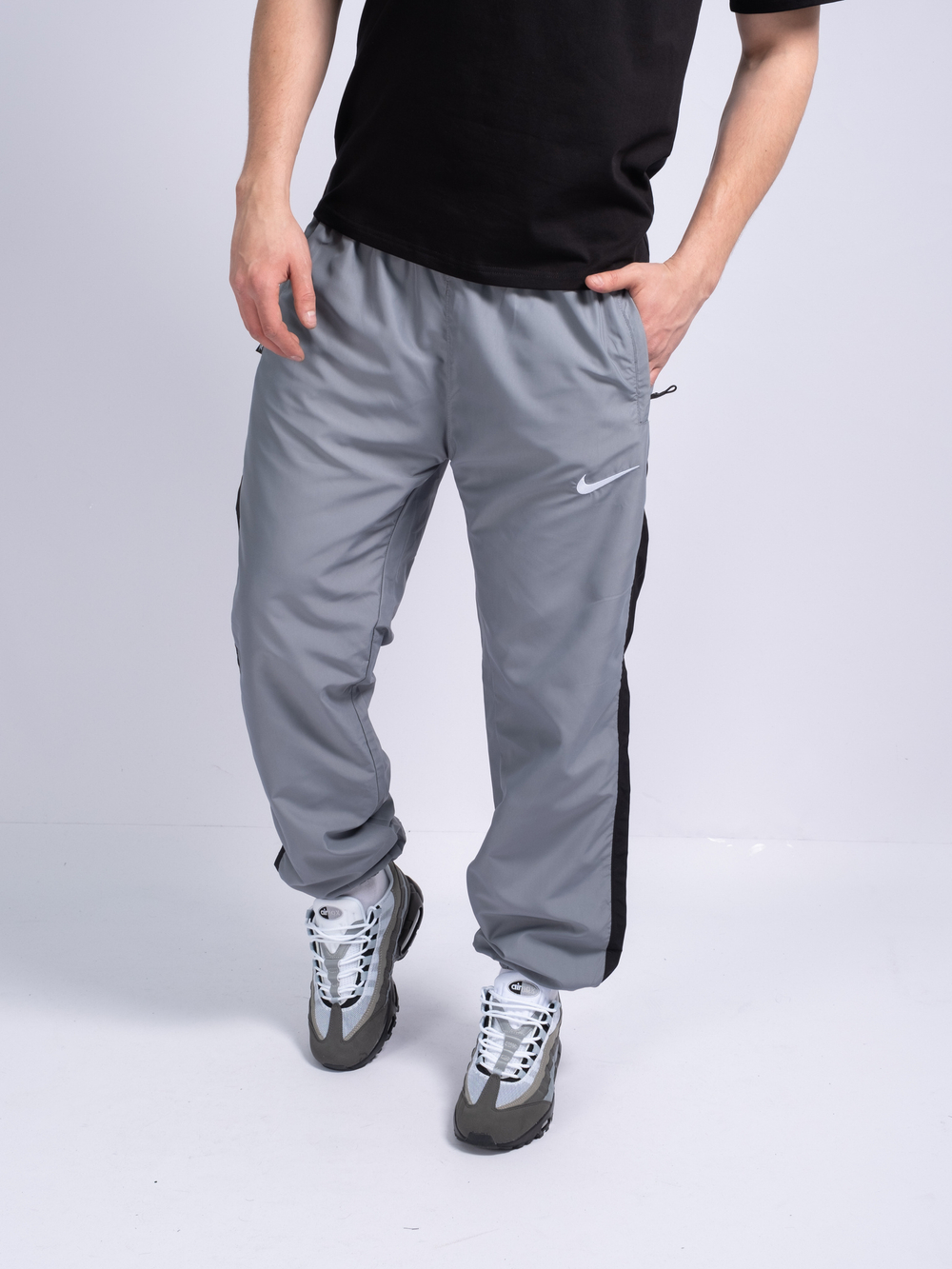 Спорт.штаны Nike #1332 (сер.)