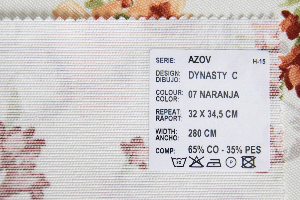 Рогожка Cotonelo Dynasty (Котонело Династи) C 07 Naranja