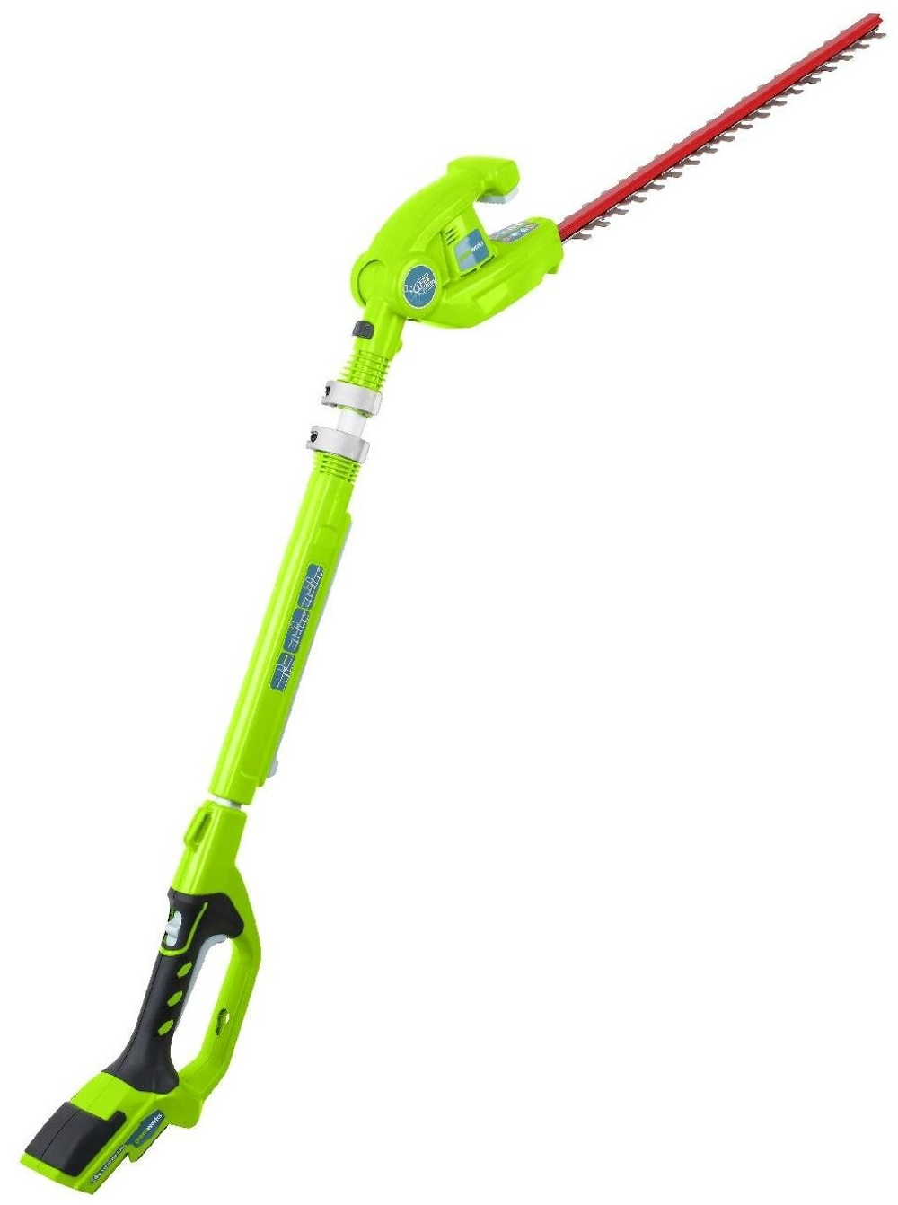 Кусторез штанговый аккумуляторный GREENWORKS G24PH51 24V, 51 см, с 1 АКБ 2Ач и ЗУ (2300707UA)